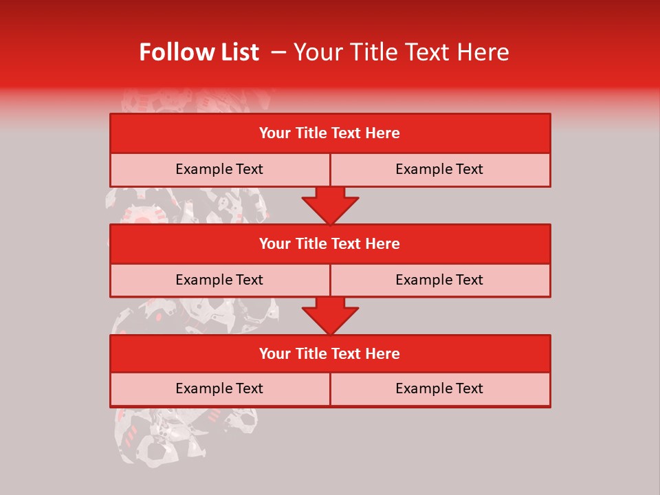 Automation Stock Illustration Cyborg PowerPoint Template