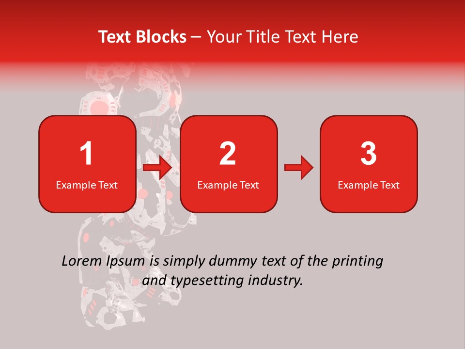 Automation Stock Illustration Cyborg PowerPoint Template