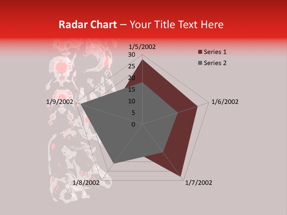Automation Stock Illustration Cyborg PowerPoint Template