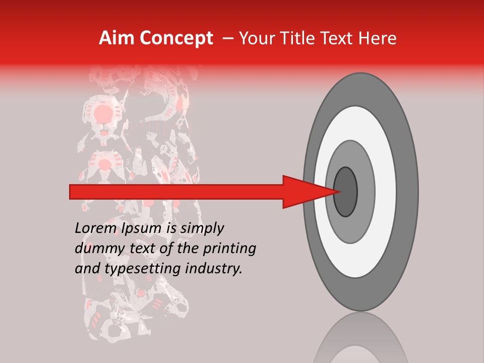 Automation Stock Illustration Cyborg PowerPoint Template