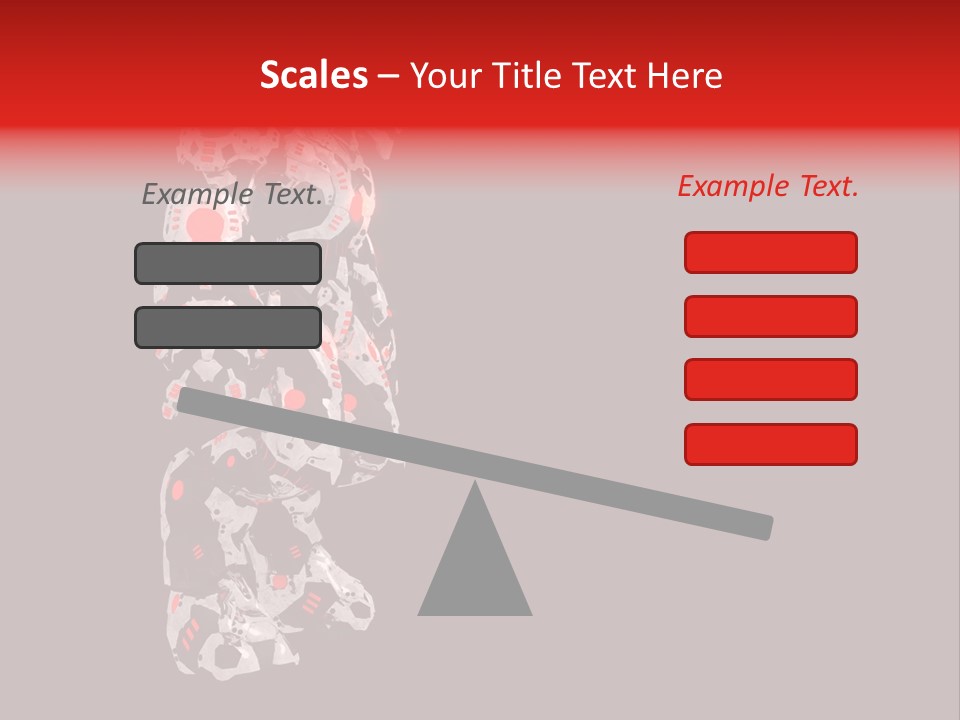 Automation Stock Illustration Cyborg PowerPoint Template