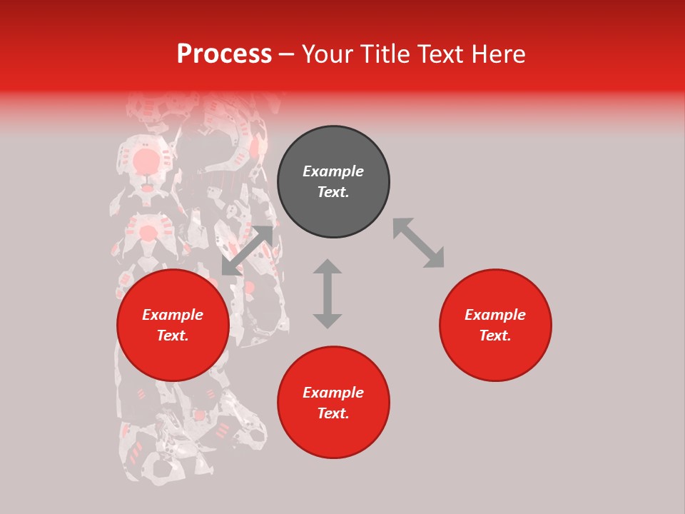 Automation Stock Illustration Cyborg PowerPoint Template