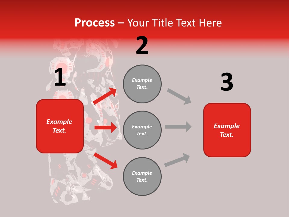 Automation Stock Illustration Cyborg PowerPoint Template