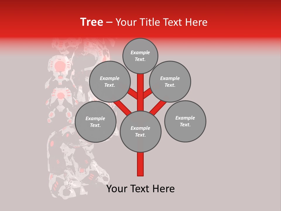 Automation Stock Illustration Cyborg PowerPoint Template