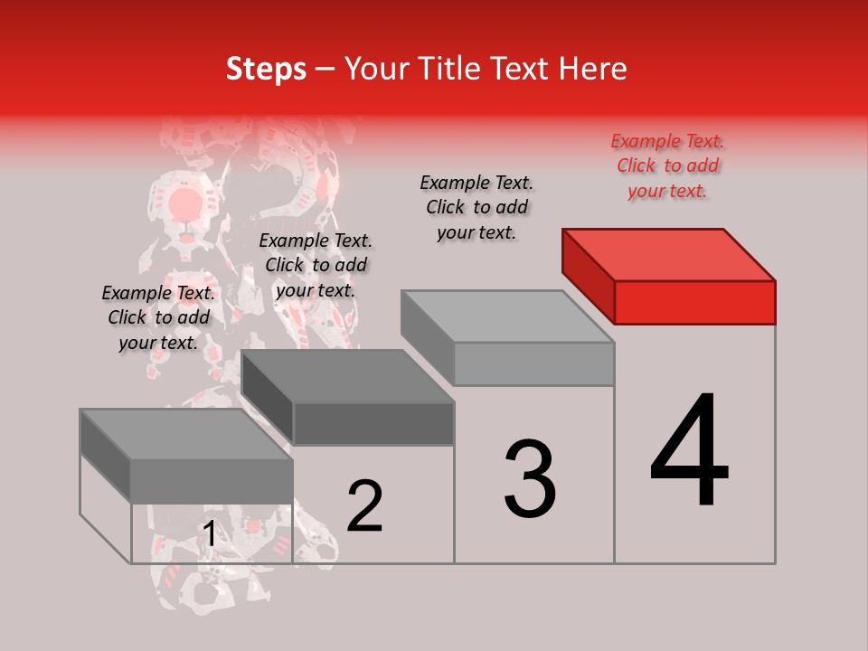 Automation Stock Illustration Cyborg PowerPoint Template