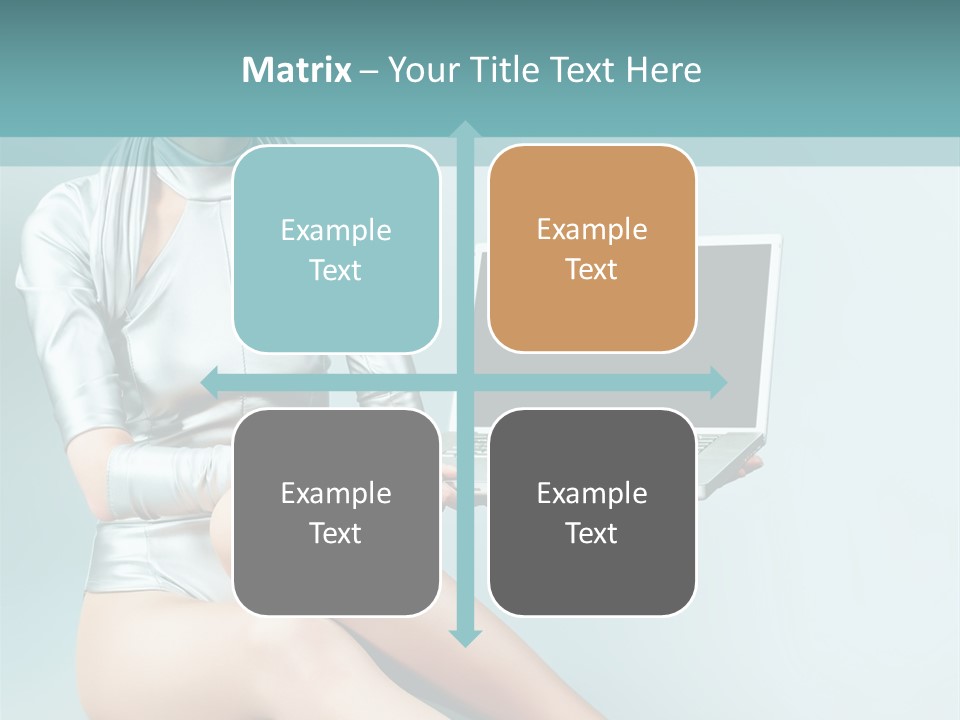 Art Model Expression PowerPoint Template