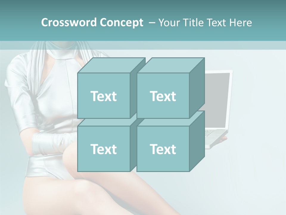 Art Model Expression PowerPoint Template