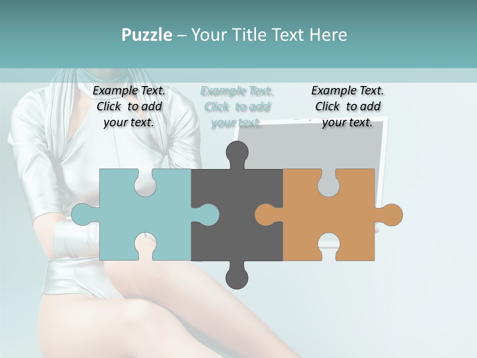 Art Model Expression PowerPoint Template