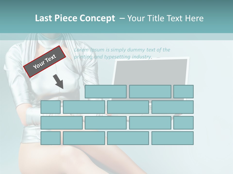 Art Model Expression PowerPoint Template