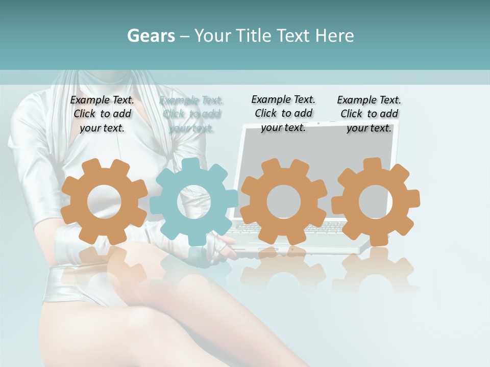 Art Model Expression PowerPoint Template