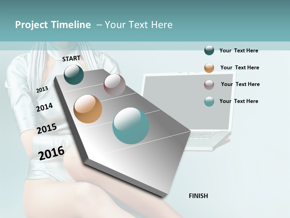 Art Model Expression PowerPoint Template