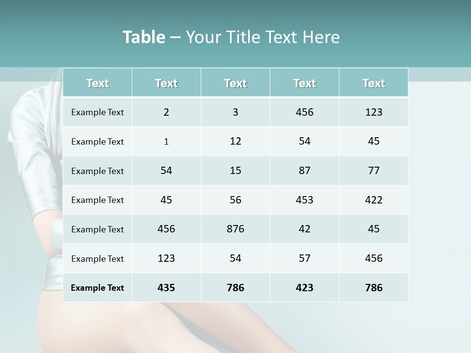 Art Model Expression PowerPoint Template