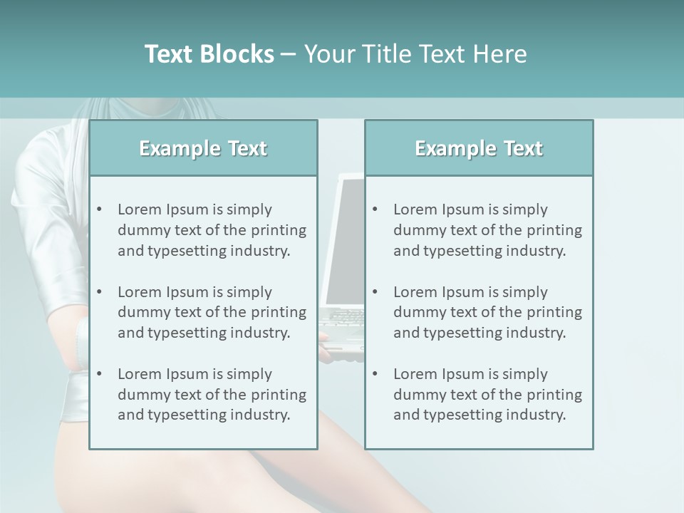 Art Model Expression PowerPoint Template