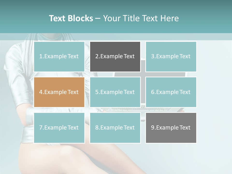 Art Model Expression PowerPoint Template