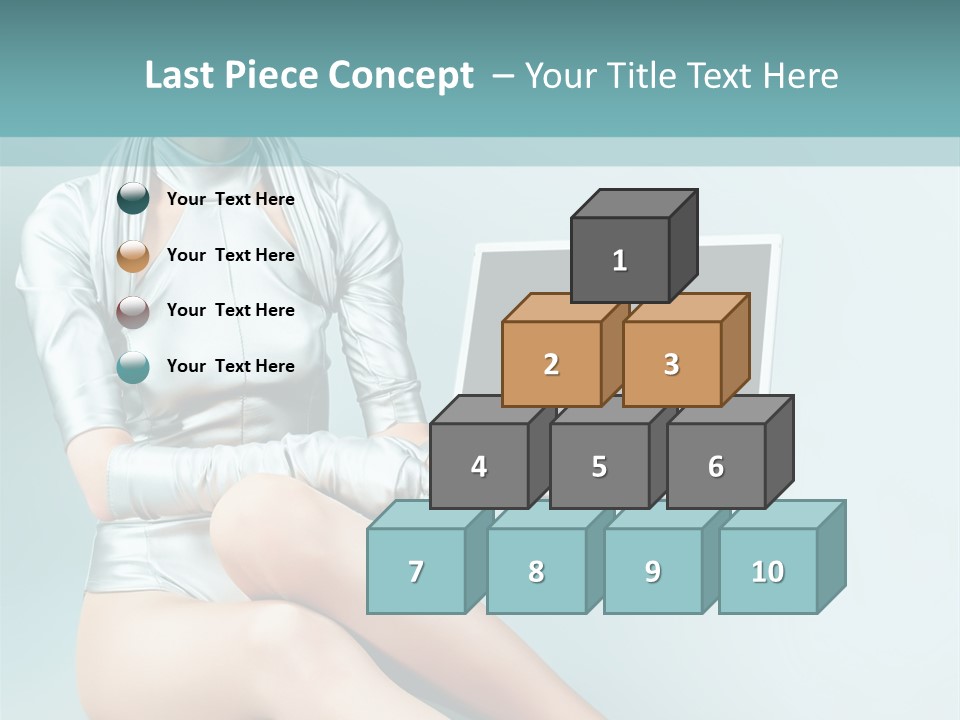 Art Model Expression PowerPoint Template