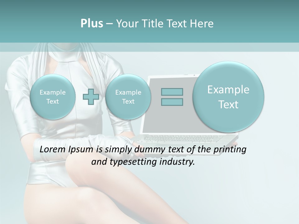 Art Model Expression PowerPoint Template