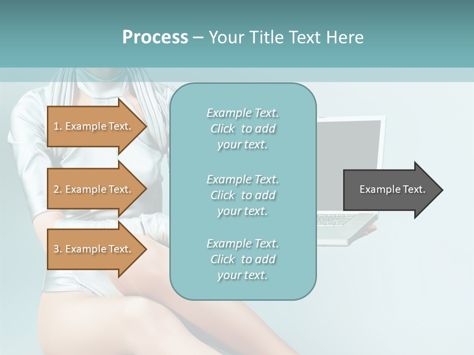 Art Model Expression PowerPoint Template
