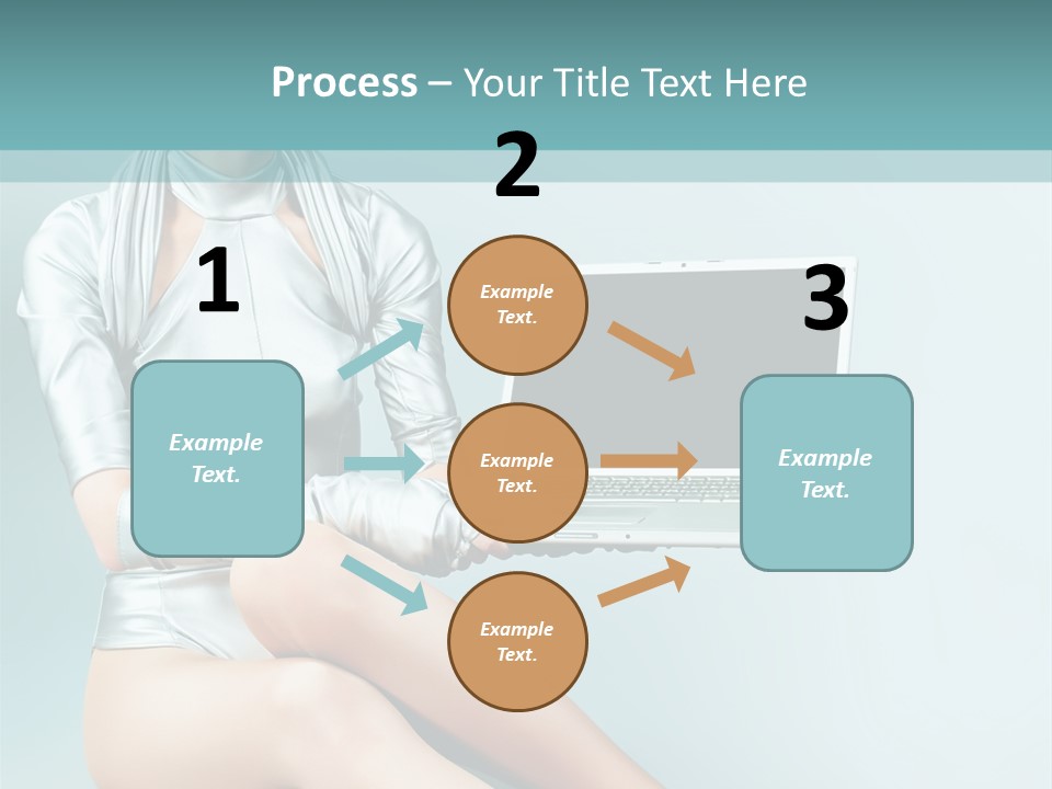 Art Model Expression PowerPoint Template