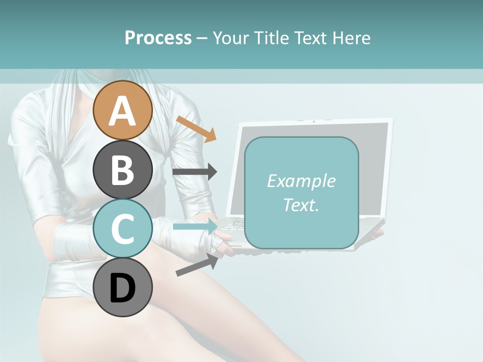 Art Model Expression PowerPoint Template