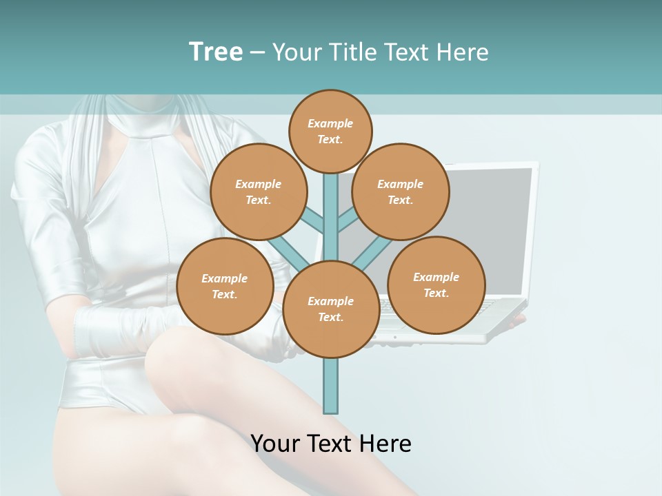 Art Model Expression PowerPoint Template
