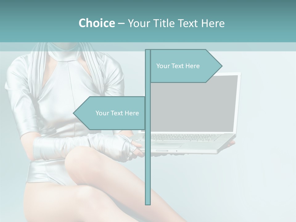 Art Model Expression PowerPoint Template