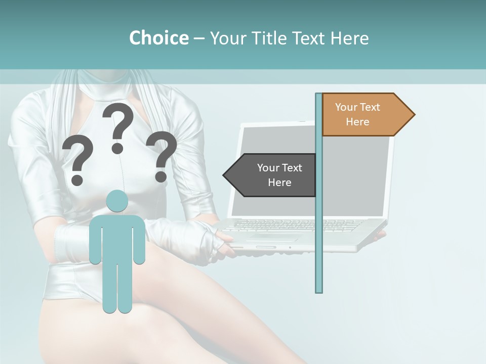 Art Model Expression PowerPoint Template