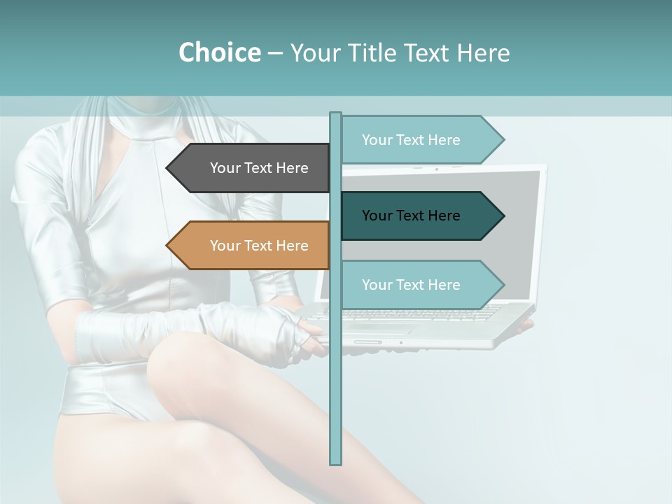 Art Model Expression PowerPoint Template