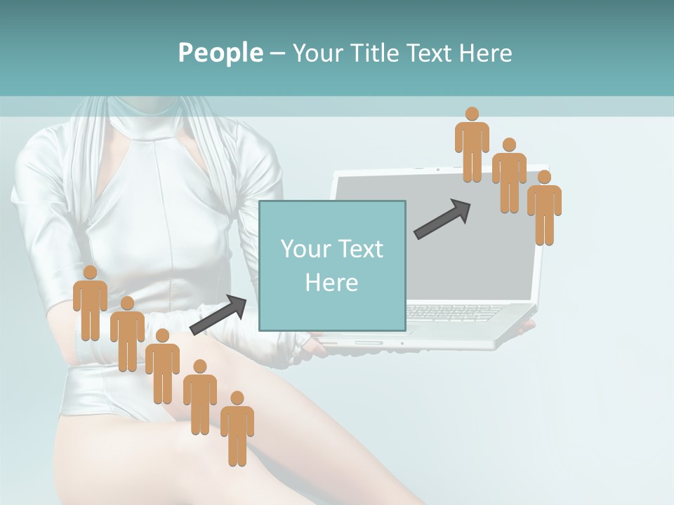 Art Model Expression PowerPoint Template