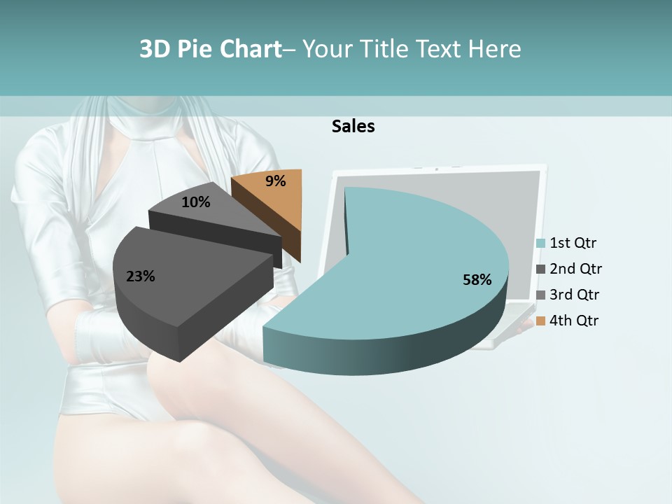 Art Model Expression PowerPoint Template