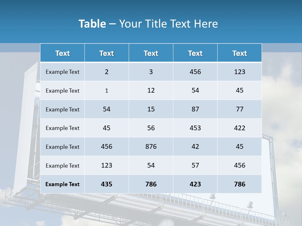 Rural Blank Large PowerPoint Template