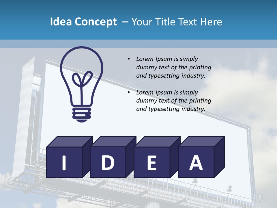 Rural Blank Large PowerPoint Template