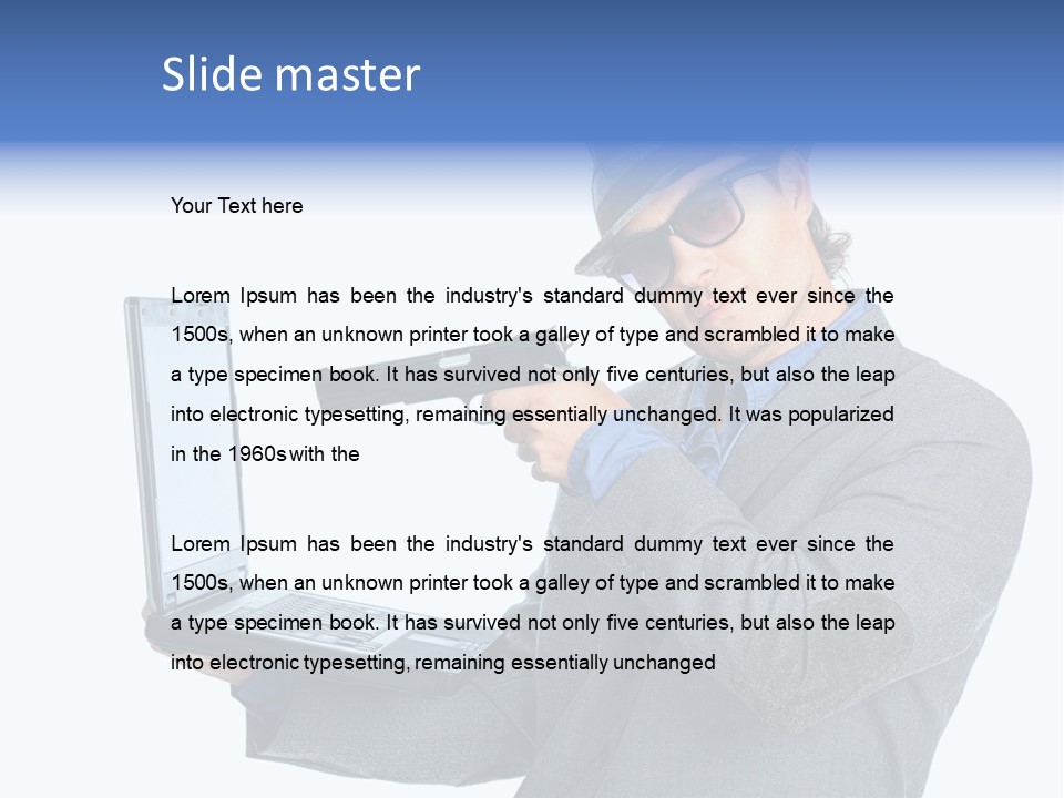 Manager Eriou Cauca Ian PowerPoint Template