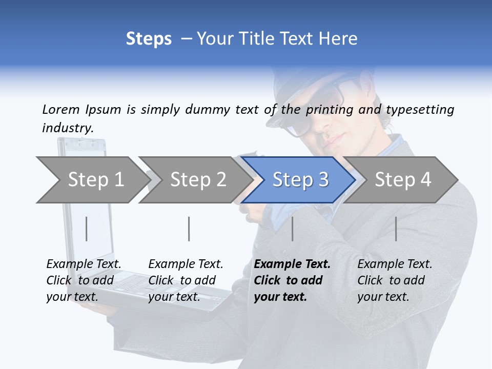 Manager Eriou Cauca Ian PowerPoint Template