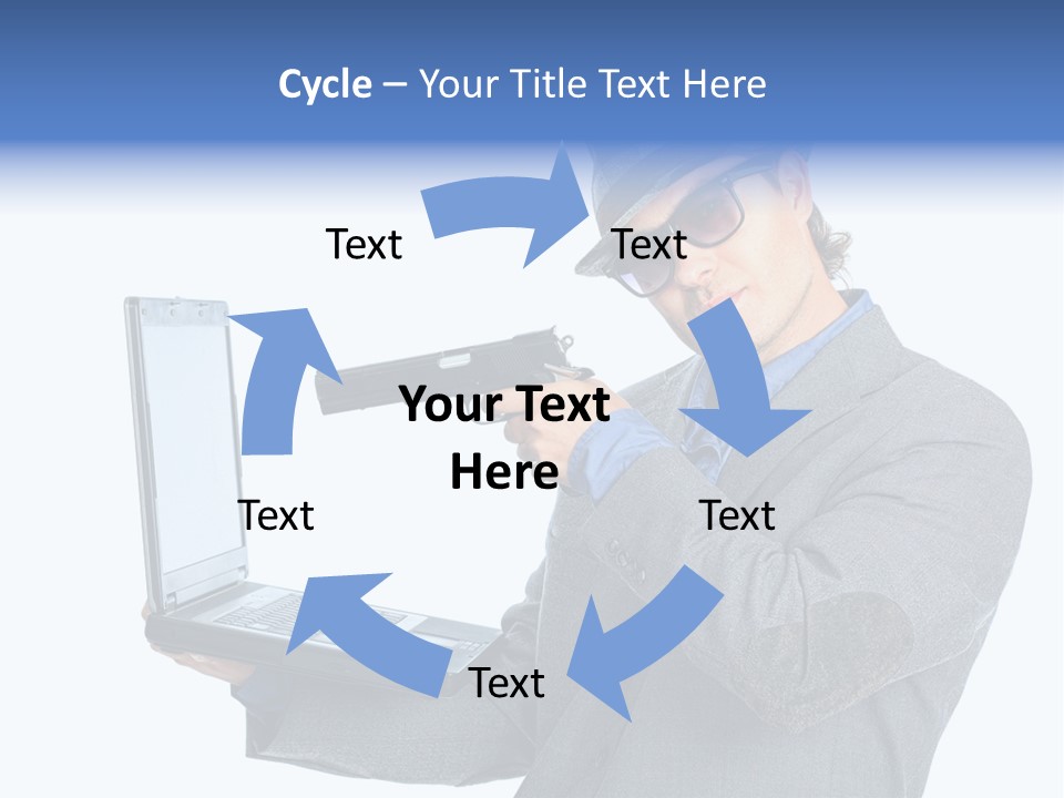 Manager Eriou Cauca Ian PowerPoint Template