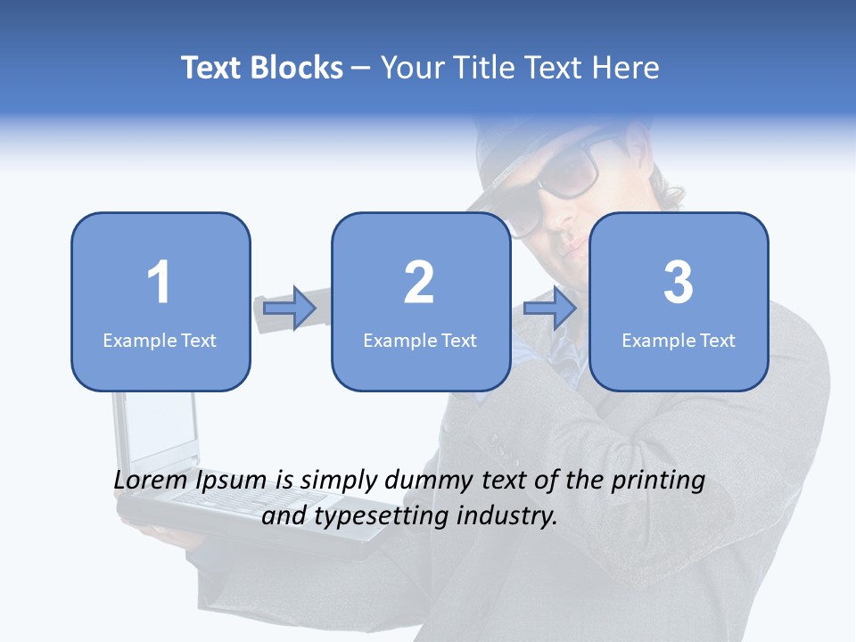 Manager Eriou Cauca Ian PowerPoint Template