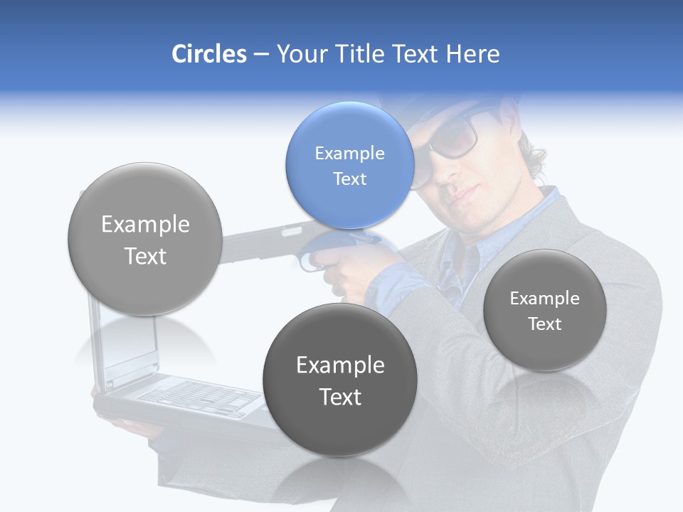 Manager Eriou Cauca Ian PowerPoint Template