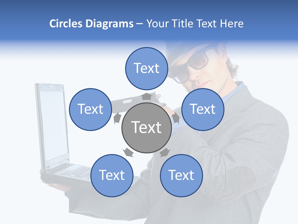 Manager Eriou Cauca Ian PowerPoint Template