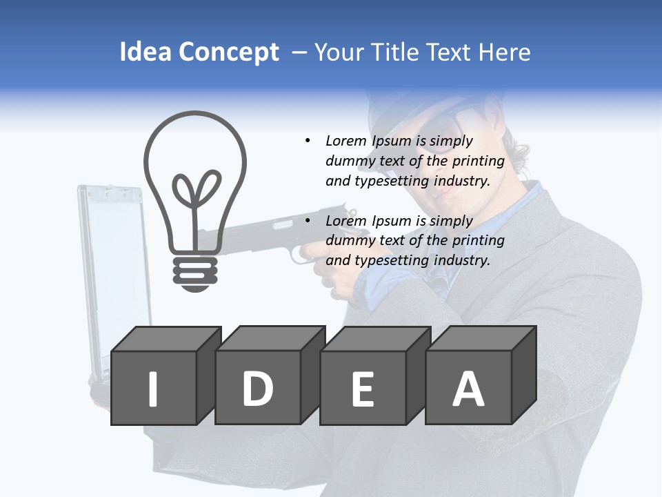 Manager Eriou Cauca Ian PowerPoint Template