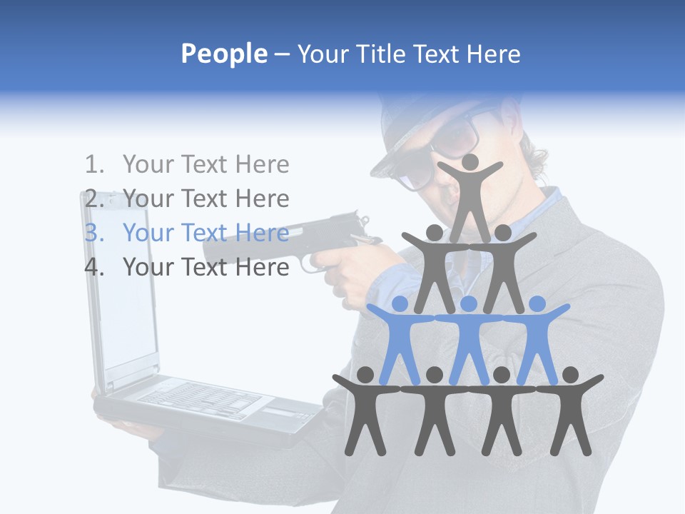 Manager Eriou Cauca Ian PowerPoint Template