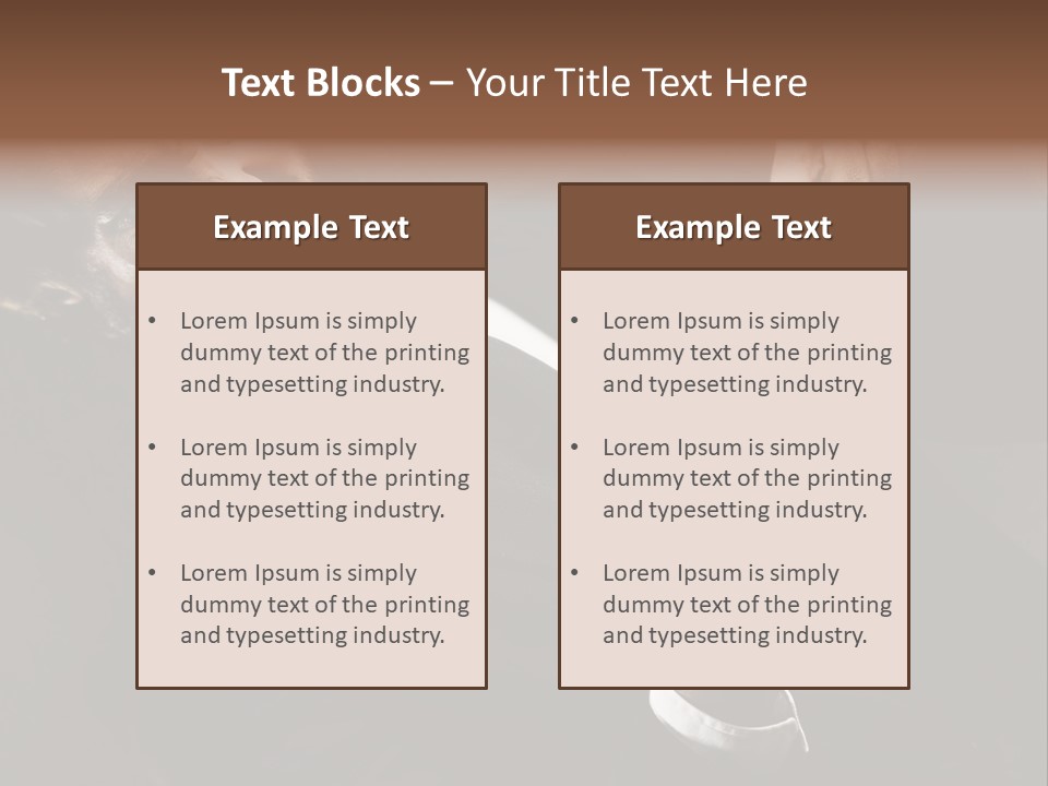 Cosmetics Nature Purity PowerPoint Template
