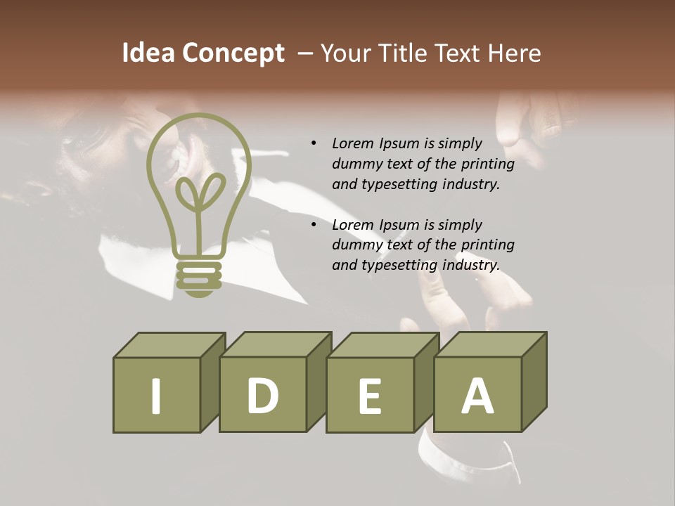 Cosmetics Nature Purity PowerPoint Template