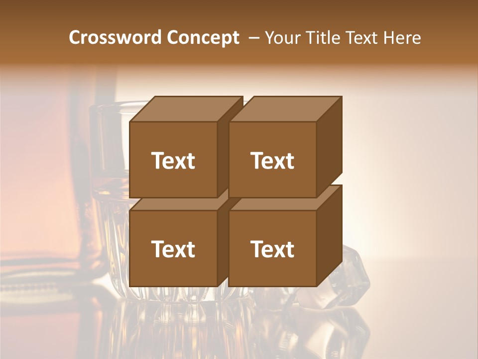 Liquid Whisky Scotch PowerPoint Template