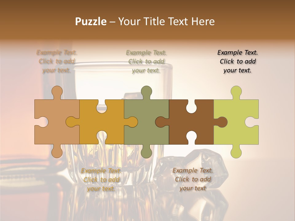 Liquid Whisky Scotch PowerPoint Template