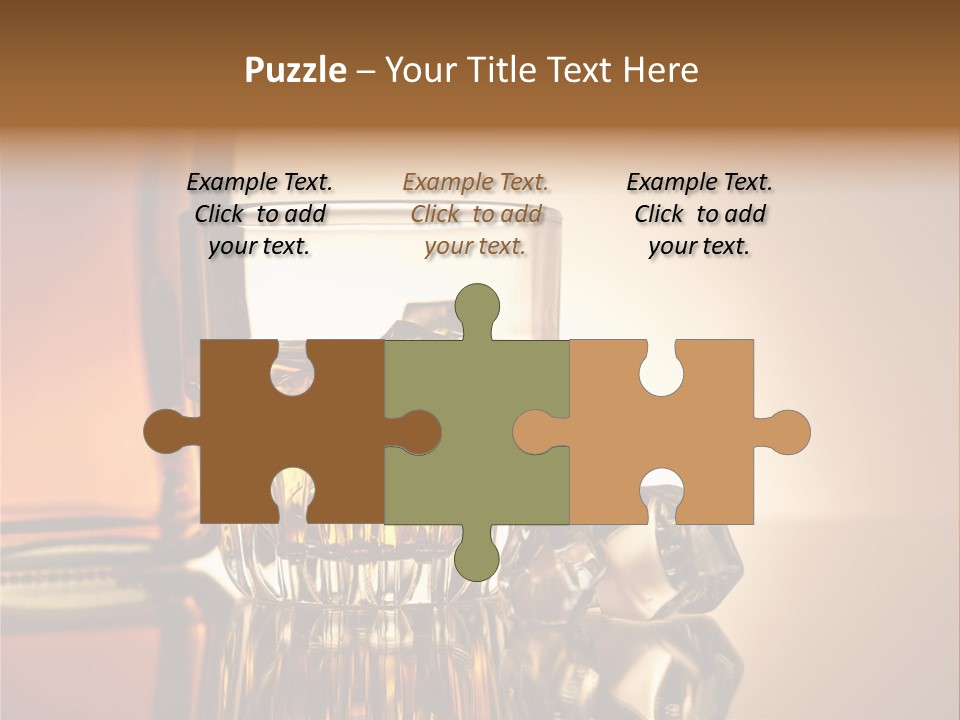 Liquid Whisky Scotch PowerPoint Template