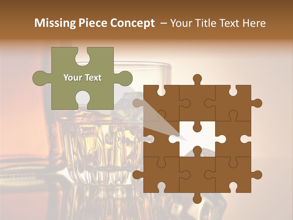 Liquid Whisky Scotch PowerPoint Template