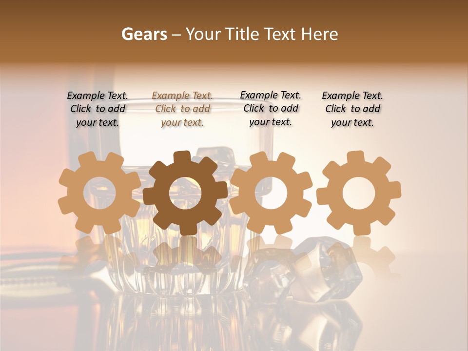 Liquid Whisky Scotch PowerPoint Template