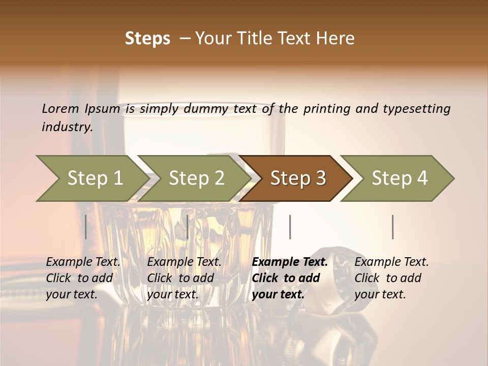Liquid Whisky Scotch PowerPoint Template