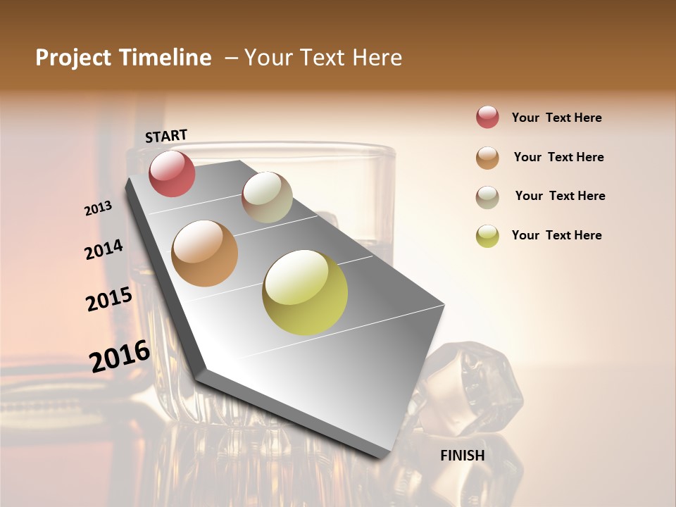 Liquid Whisky Scotch PowerPoint Template
