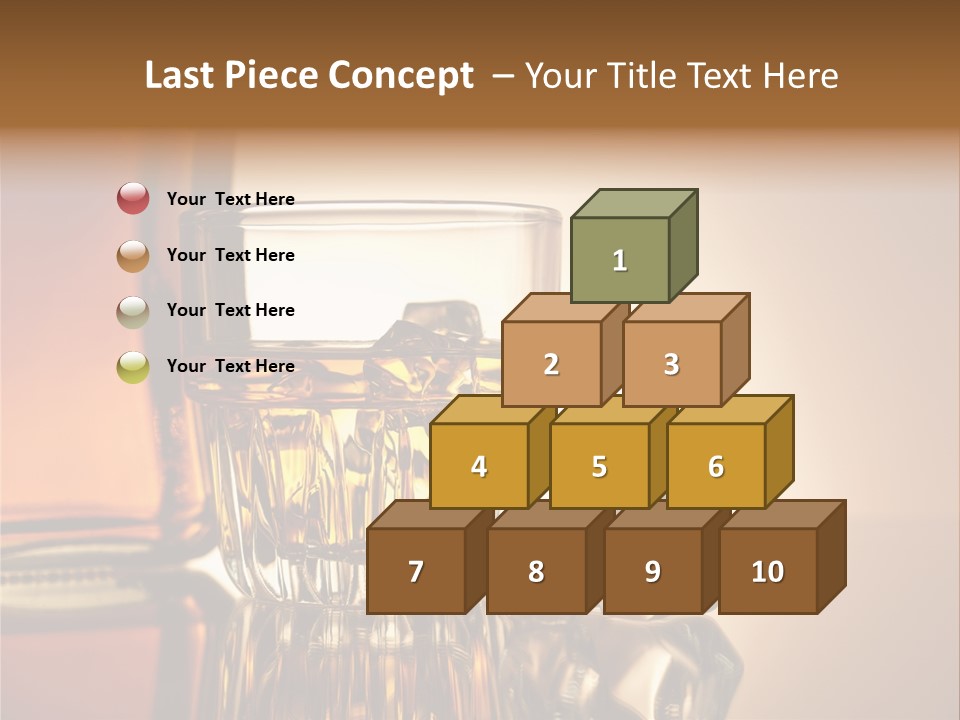 Liquid Whisky Scotch PowerPoint Template