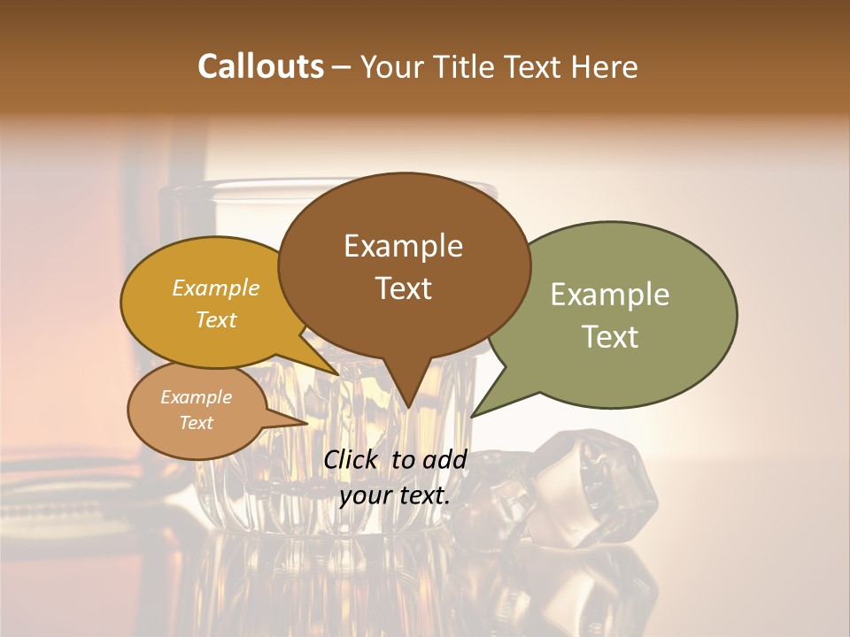 Liquid Whisky Scotch PowerPoint Template